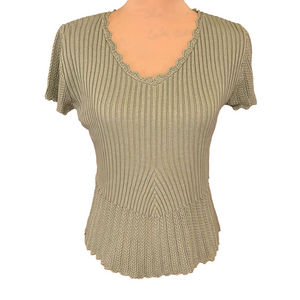 Faded glory vintage sage green sweater size medium